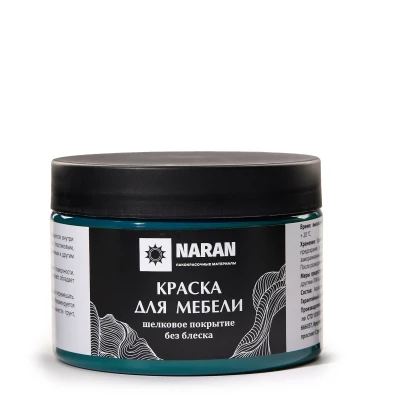 Краска для мебели 0,45 кг Наран 010 бирюзовый